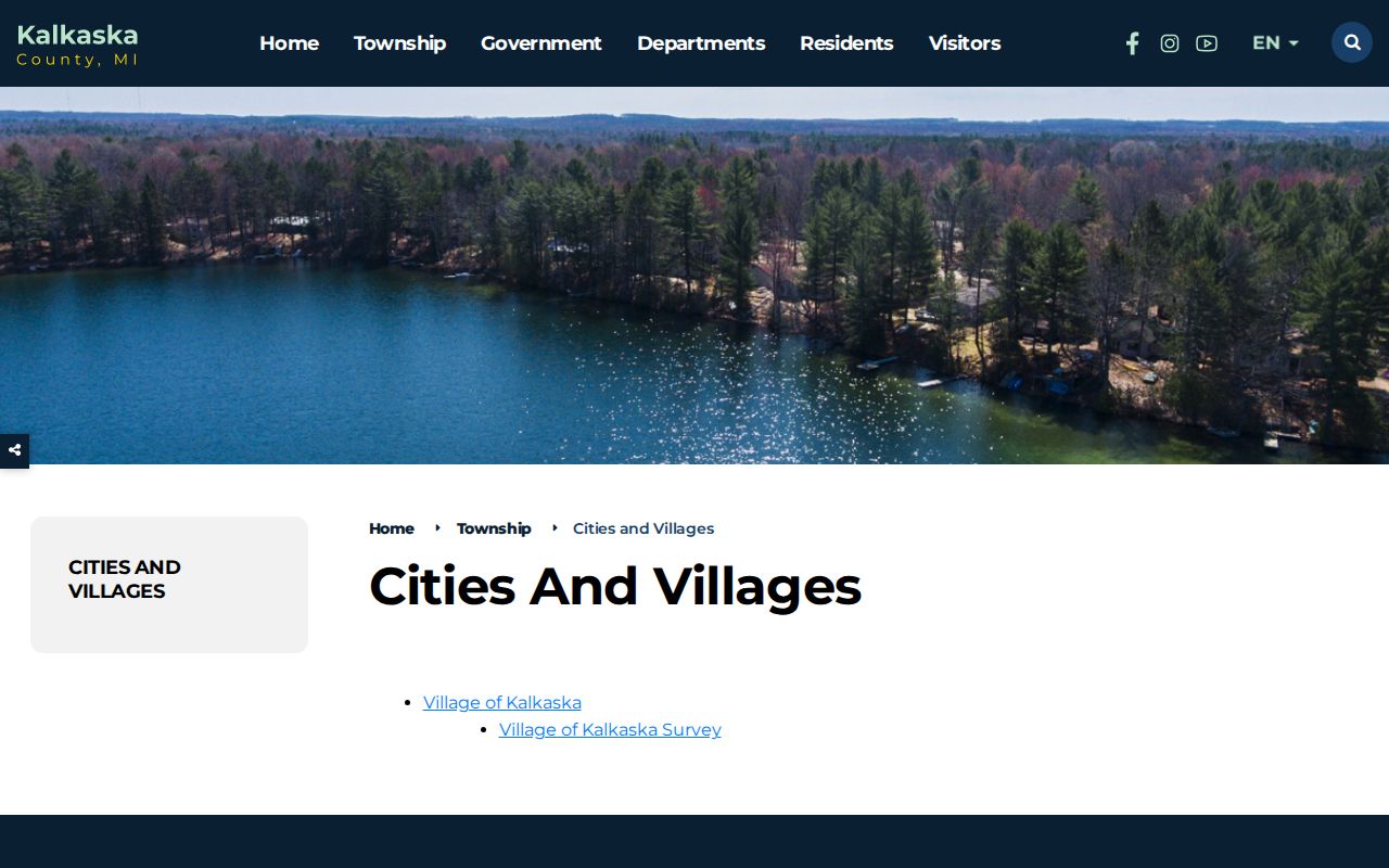 Kalkaska court records official county incorporated-place list